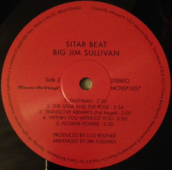 Big Jim Sullivan : Sitar Beat (LP, Album, RE)