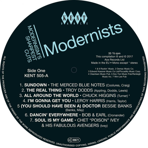 Various : Modernists (Modernism's Sharpest Cuts) (LP, Comp)