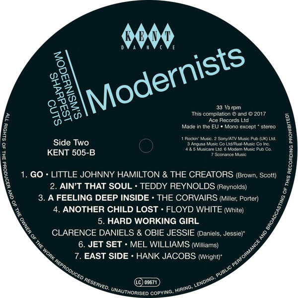 Various : Modernists (Modernism's Sharpest Cuts) (LP, Comp)