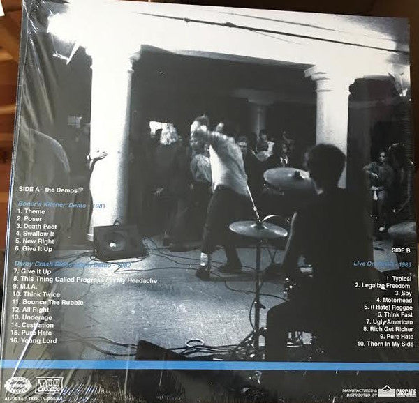 Poison Idea : Darby Crash Rides Again: The Early Years, Volume 1 (LP, Album, Comp, Ltd, RE, Blu)