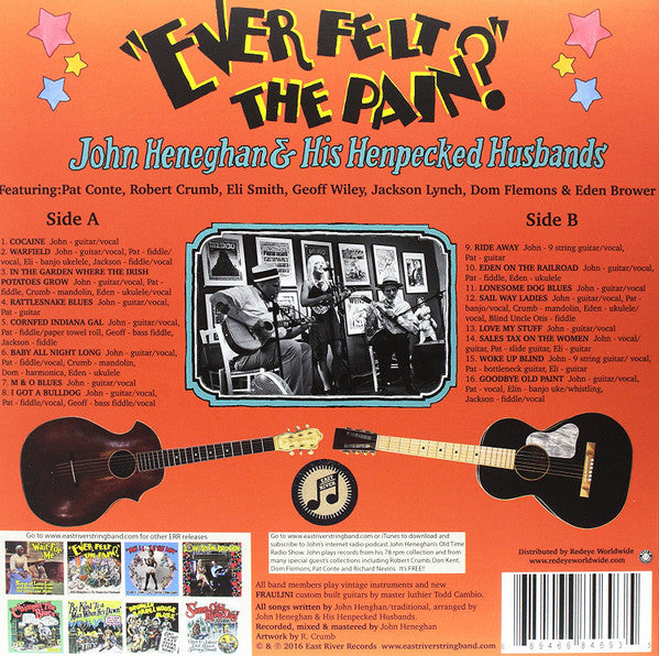 John Heneghan & His Henpecked Husbands : Ever Felt The Pain? (LP, Album, Yel)