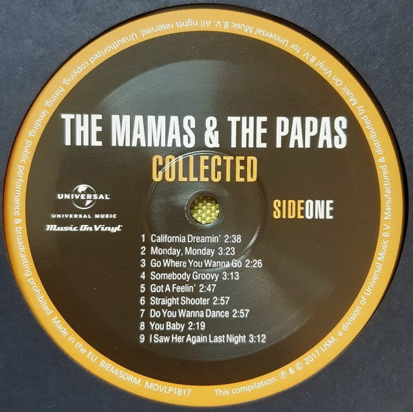 The Mamas & The Papas : Collected (2xLP, Comp, 180)