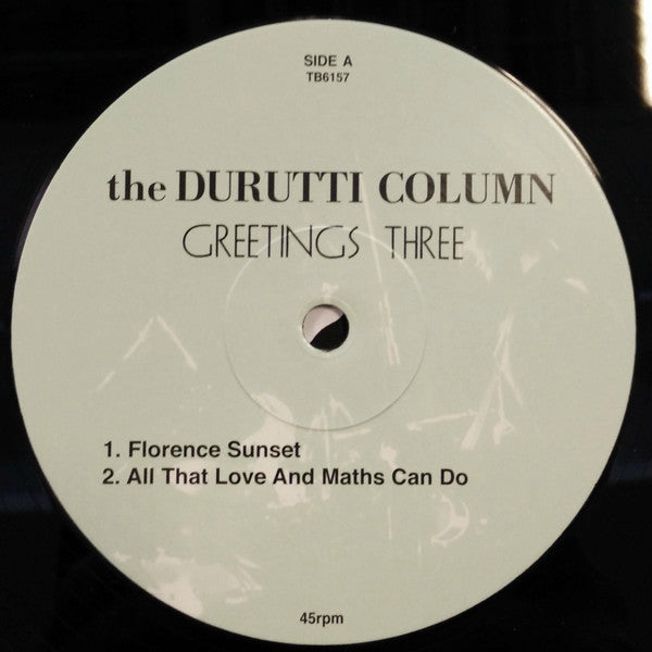 The Durutti Column : Greetings Three (12", RE, 180)