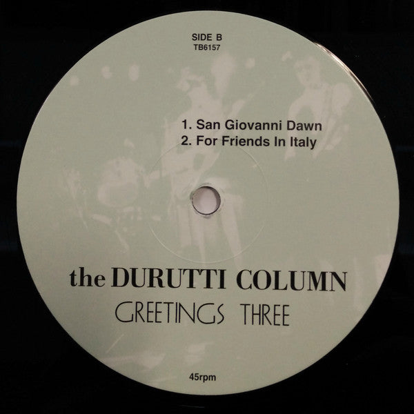 The Durutti Column : Greetings Three (12", RE, 180)