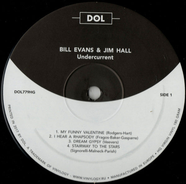 Bill Evans - Jim Hall : Undercurrent (LP, Album, RE, 180)