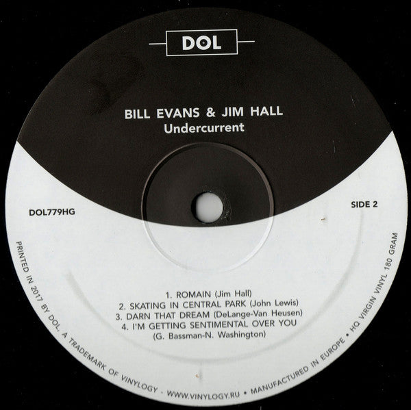 Bill Evans - Jim Hall : Undercurrent (LP, Album, RE, 180)