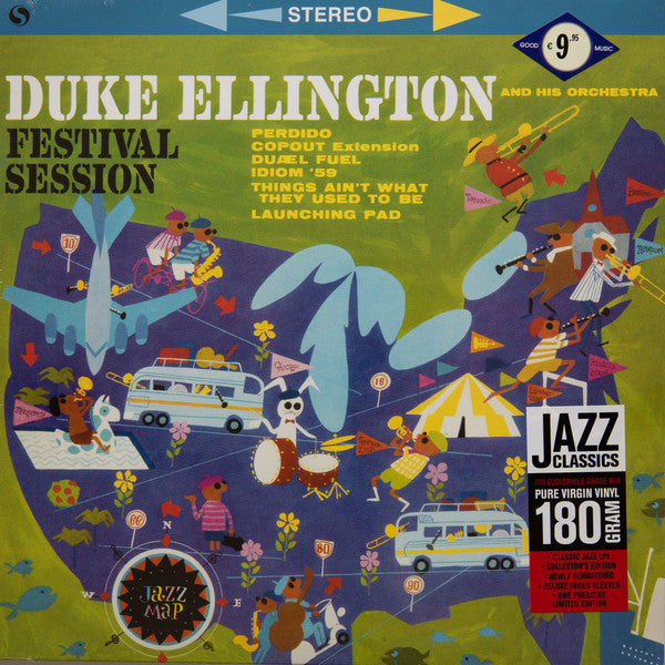 Duke Ellington And His Orchestra : Festival Session (LP, Album, RE, RM, 180)