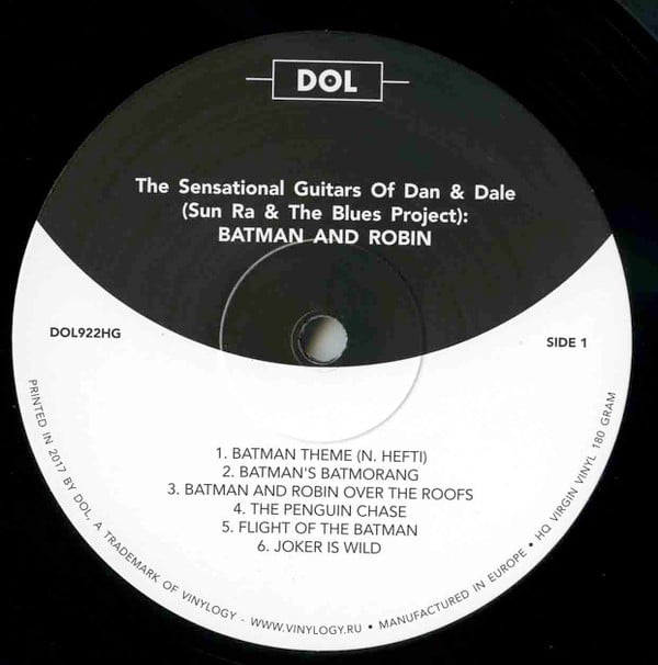 The Sensational Guitars Of Dan & Dale / Sun Ra & The Blues Project : Batman And Robin (LP, Album, RE, 180)
