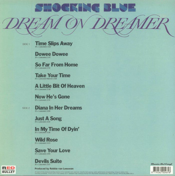 Shocking Blue : Dream On Dreamer (LP, Album, RE, RM)