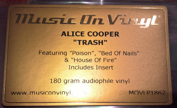 Alice Cooper (2) : Trash (LP, Album, RE, 180)