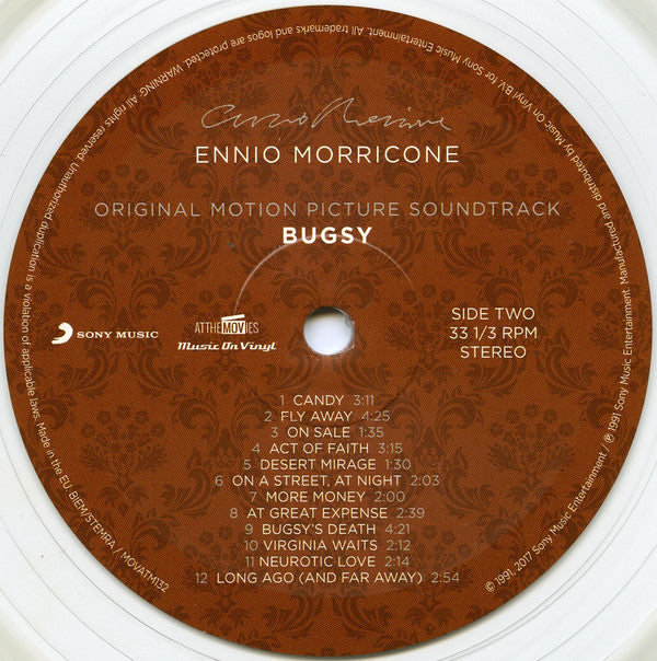 Ennio Morricone : Bugsy (Original Motion Picture Soundtrack) (LP, Album, Dlx, Ltd, Num, RE, Tra)