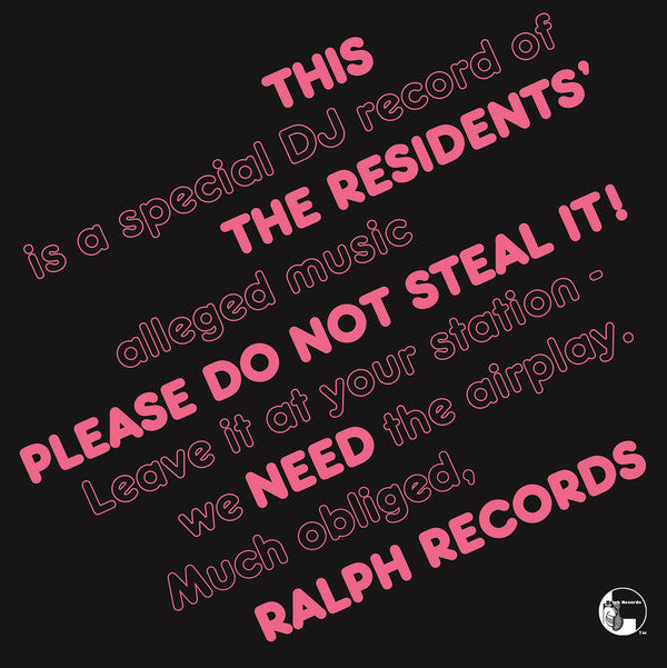 The Residents : Please Do Not Steal It! (LP, Comp, Ltd, Num, RE, Cry)