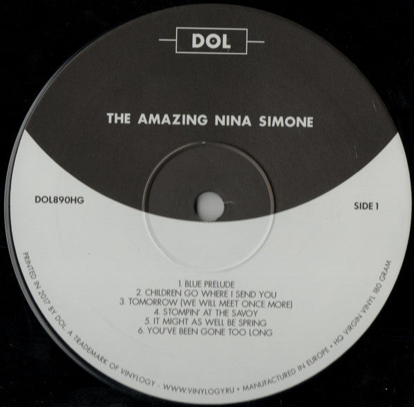 Nina Simone : The Amazing Nina Simone (LP, Album, RE, 180)