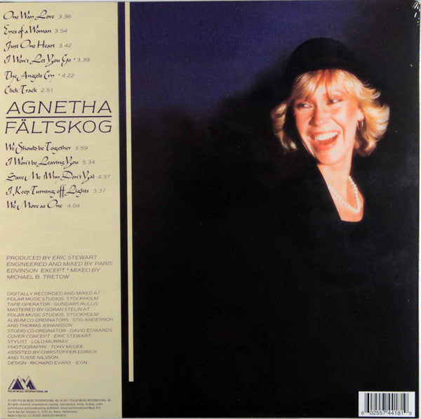 Agnetha Fältskog : Eyes Of A Woman (LP, Album, RE, 180)