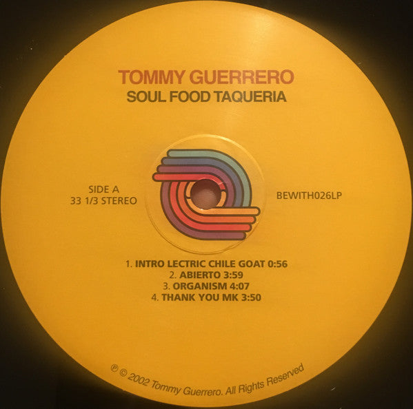 Tommy Guerrero : Soul Food Taqueria (2xLP, Dlx, Ltd, RE, RM, 180)