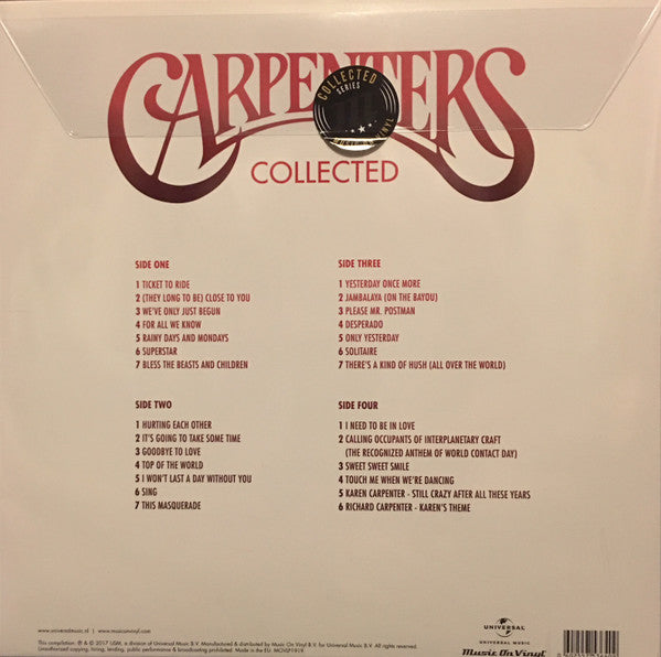 Carpenters : Collected (2xLP, Comp)