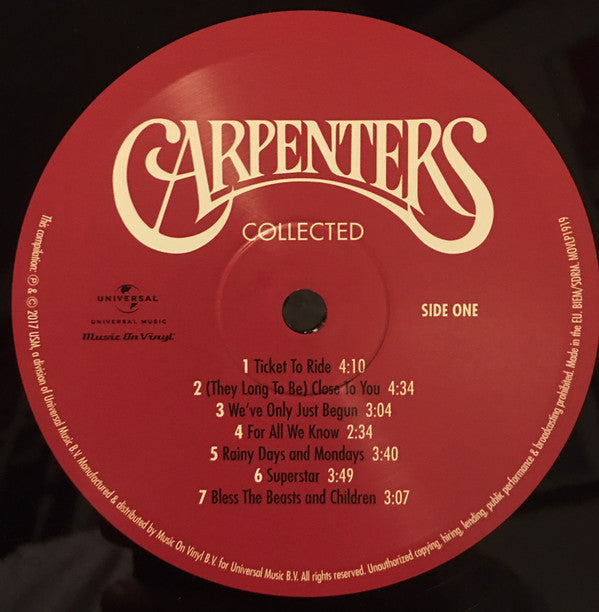 Carpenters : Collected (2xLP, Comp)