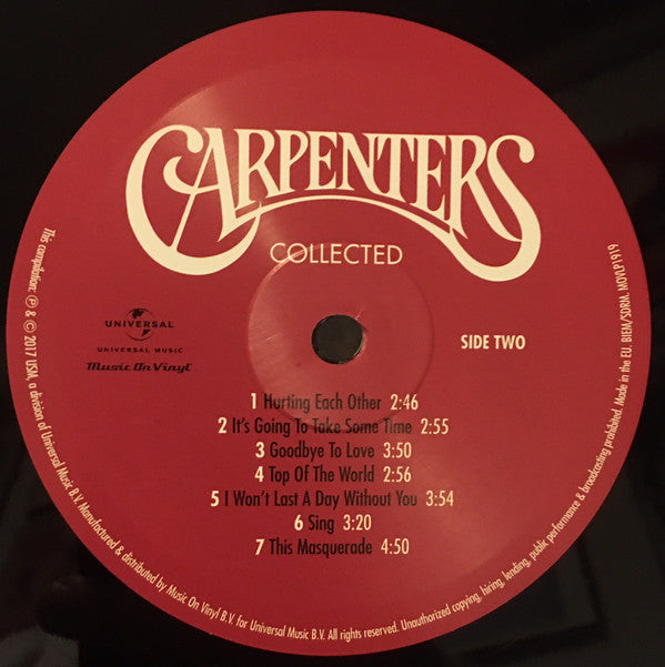 Carpenters : Collected (2xLP, Comp)