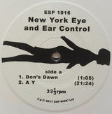 Albert Ayler, Don Cherry, John Tchicai, Roswell Rudd, Gary Peacock, Sunny Murray : New York Eye And Ear Control (LP, RE, Whi)
