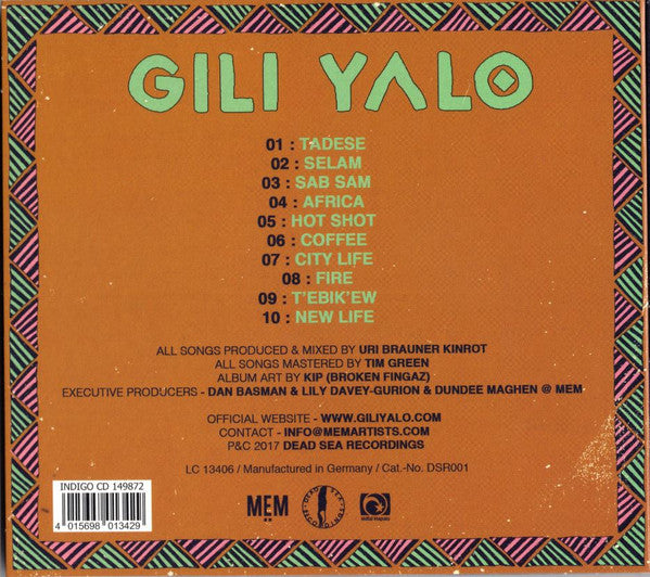 Gili Yalo : Gili Yalo (CD, Album, Dig)