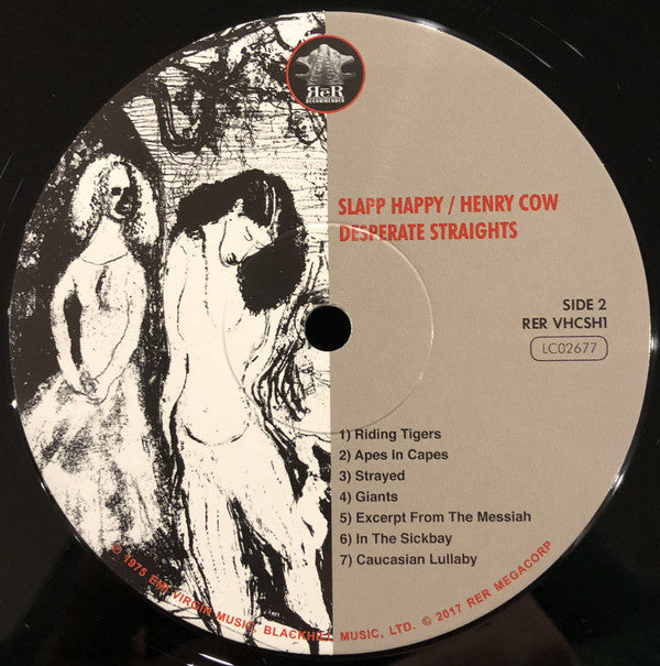 Slapp Happy / Henry Cow : Desperate Straights (LP, Album, RE)