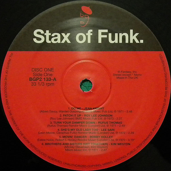 Various : Stax Of Funk. The Funky Truth (2xLP, Comp, Mono)