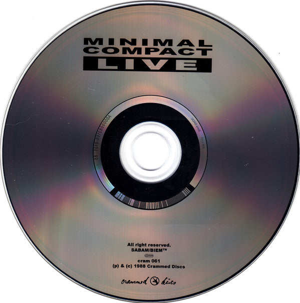 Minimal Compact : Live (CD, Album, RE)