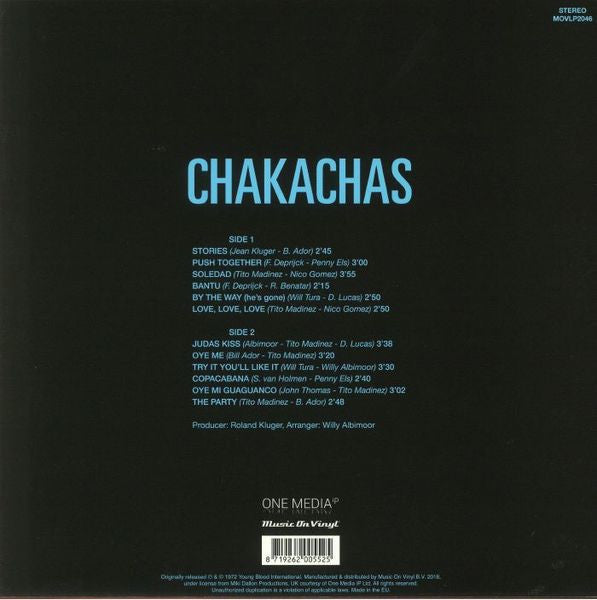 Chakachas : Chakachas (LP, Album, RE)