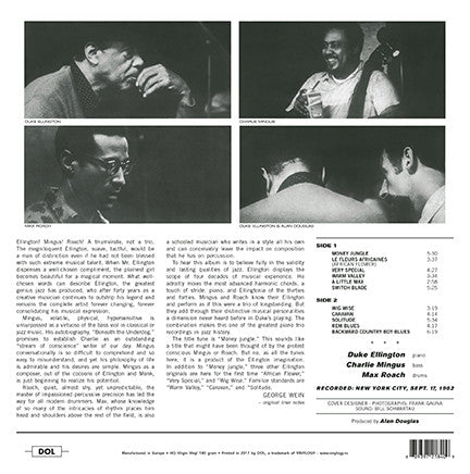 Duke Ellington, Charles Mingus, Max Roach : Money Jungle (LP, Album, RE, 180)