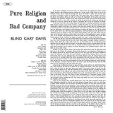 Blind Gary Davis : Pure Religion And Bad Company (LP, Album, Dlx, 180)