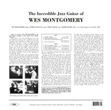 Wes Montgomery : The Incredible Jazz Guitar Of Wes Montgomery (LP, Album, RE, 180)