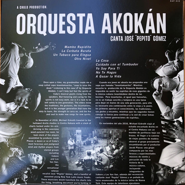 Orquesta Akokán Canta: Jose "Pepito" Gomez : Orquesta Akokán (LP, Album, Gat)