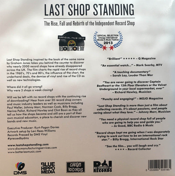 Batteries (2) : Last Shop Standing - The Rise, Fall And Rebirth Of The Independent Record Shop (7", RSD, Single, Ltd)