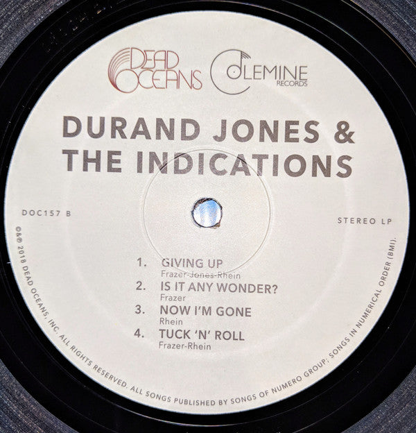 Durand Jones & The Indications : Durand Jones & The Indications  (LP, Album, RE)