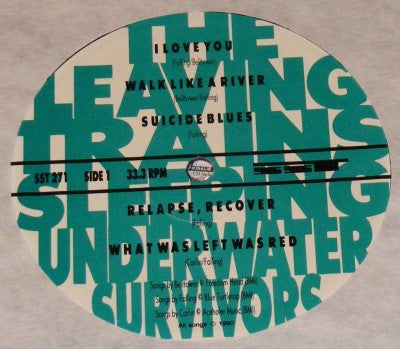 The Leaving Trains : Sleeping Underwater Survivors (LP, Album)