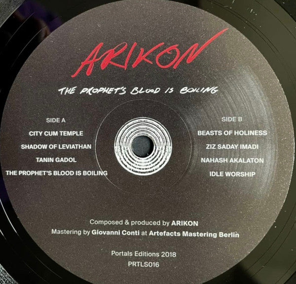 Arikon : The Prophet's Blood Is Boiling  (LP, Album)