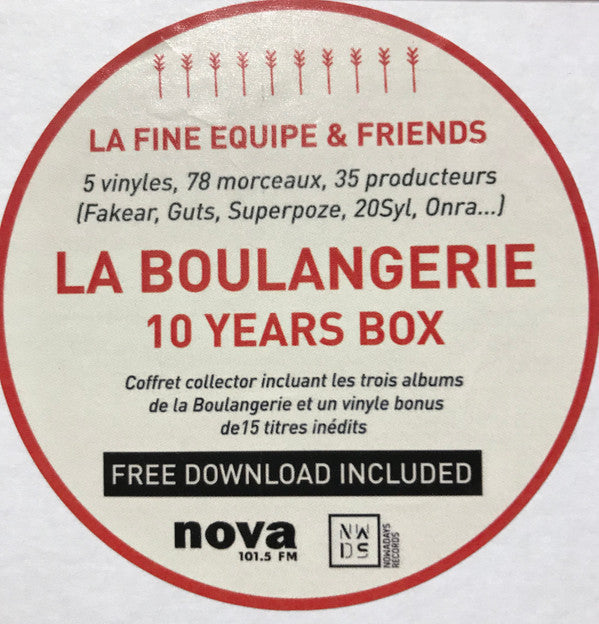 La Fine Equipe & Friends : La Boulangerie 10 Years Box (5xLP, Album, Comp)