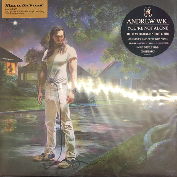 Andrew W.K. : You're Not Alone (LP, Album, Pur + LP, Album, Pur + Dlx, Num)