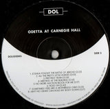 Odetta : At Carnegie Hall (LP, Album, Mono, RE, 180)