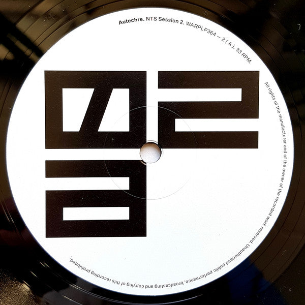 Autechre : NTS Session 2 (3xLP)