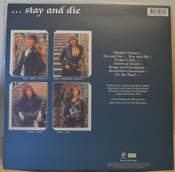 Vendetta (4) : Go And Live......Stay And Die (LP, Album, Ltd, Num, Red)