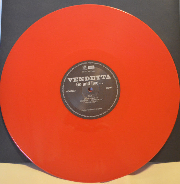 Vendetta (4) : Go And Live......Stay And Die (LP, Album, Ltd, Num, Red)