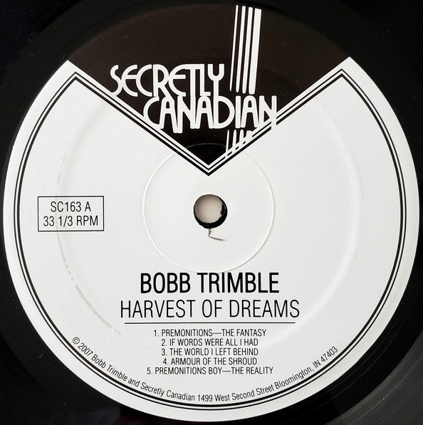 Bobb Trimble : Harvest Of Dreams (LP, Album, RE)