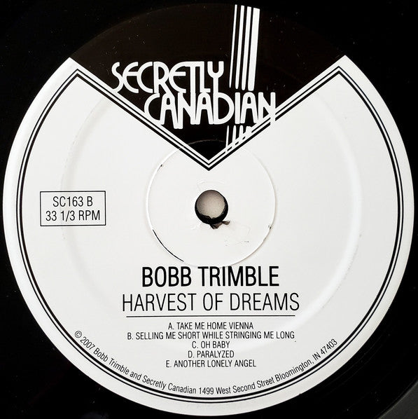 Bobb Trimble : Harvest Of Dreams (LP, Album, RE)