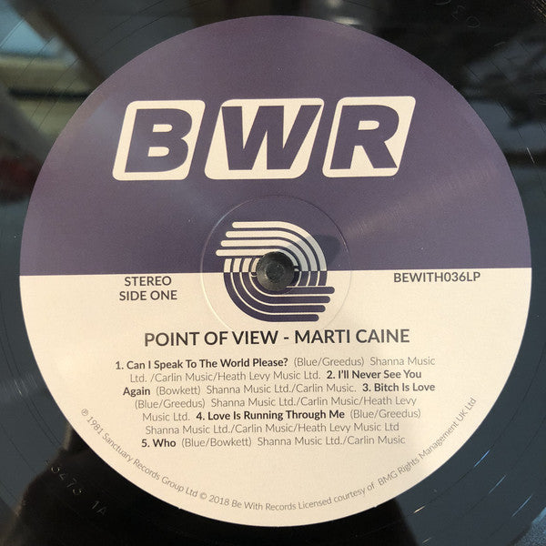 Marti Caine : Point Of View  (LP, Ltd, RE, RM, S/Edition, 180)
