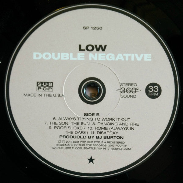 Low : Double Negative (LP, Album)
