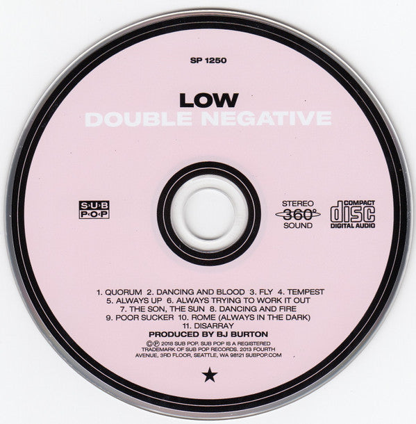 Low : Double Negative (CD, Album)