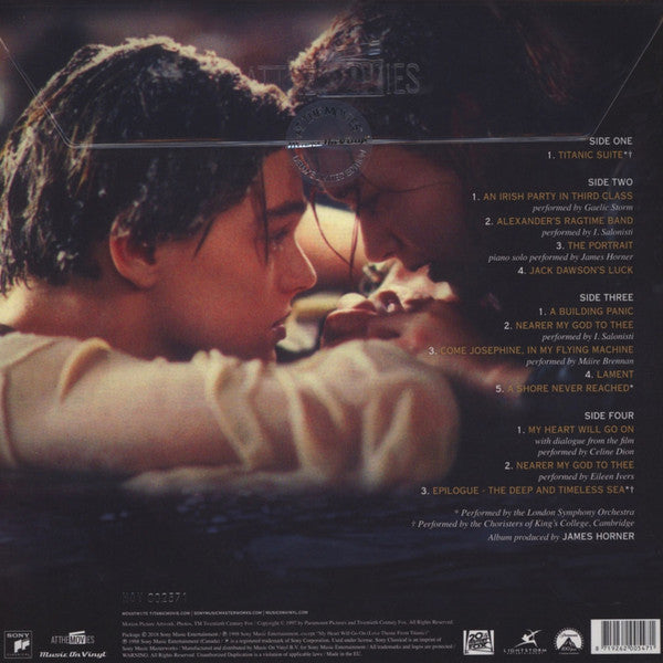 James Horner : Back To Titanic (Music From The Motion Picture) (2xLP, Dlx, Ltd, 180)