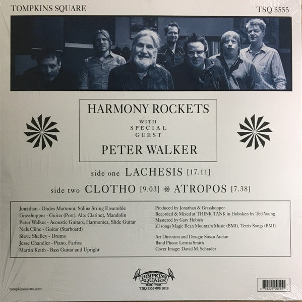 Harmony Rockets With Special Guest Peter Walker (4) : Lachesis / Clotho / Atropos (LP, Album)