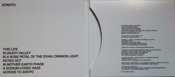 Tim Hecker : Konoyo (CD, Album)